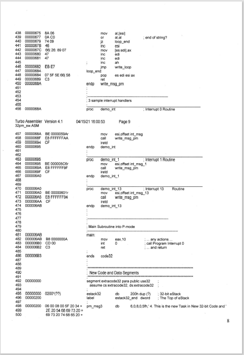 and put it inso Descriptor Calculate physical Address of the DPL_o Stack