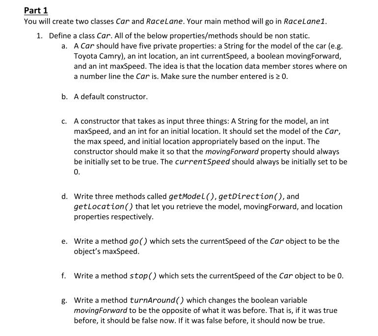 JAVA QUESTION: There are 2 parts to the question, so please submit