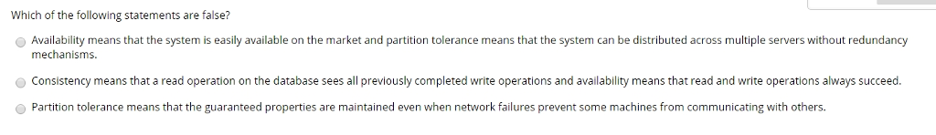 a disk crash fails due to: Consistency Durability Atomicity Isolation