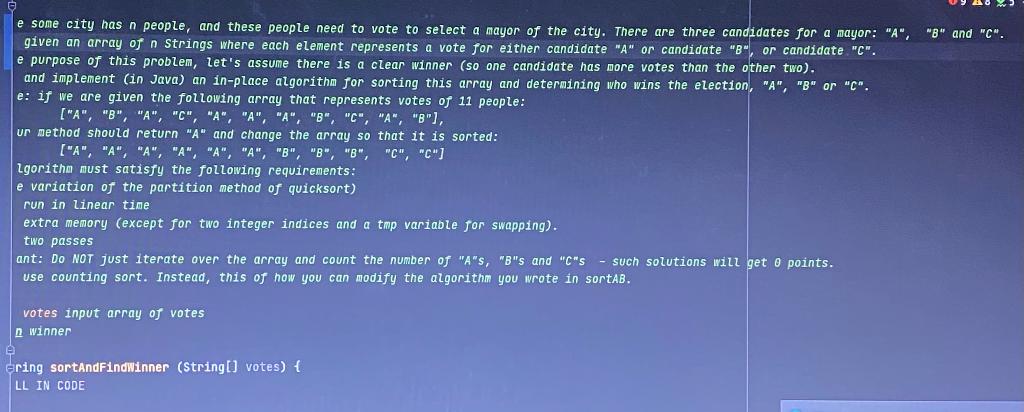 in function. * Suppose some city has n people, and these people