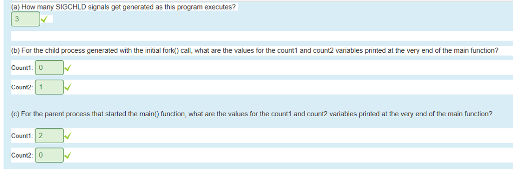a detail explaination Thank you! #include int count ; int count2 =