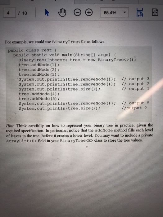 is composed of nodes containing values In addition, each node has at