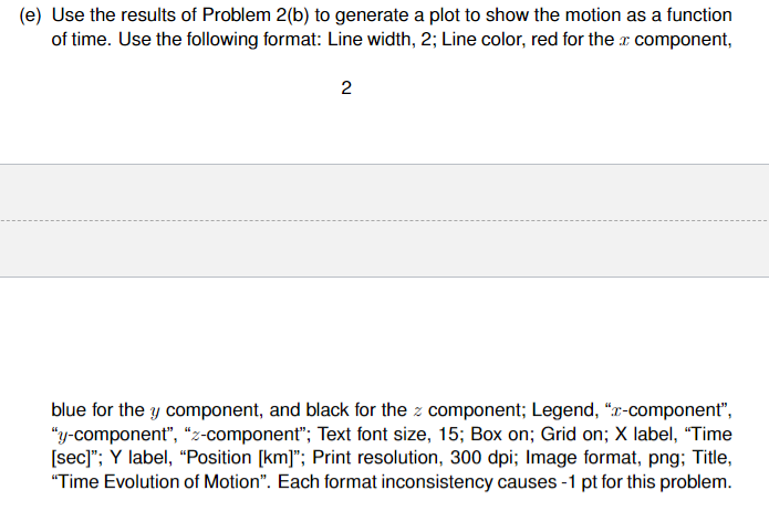 1 x 10-6 kg. Give the state att 1,000 sec when g
