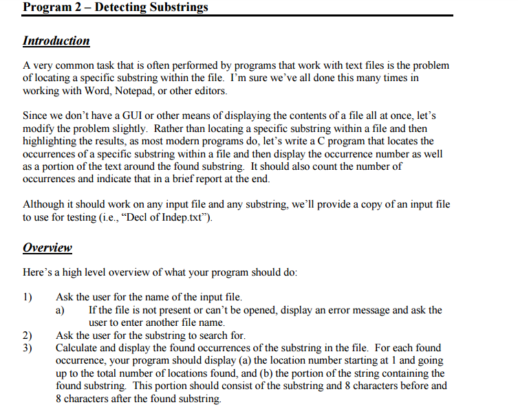  Program in C, compatible with visual studio .Please copy the text