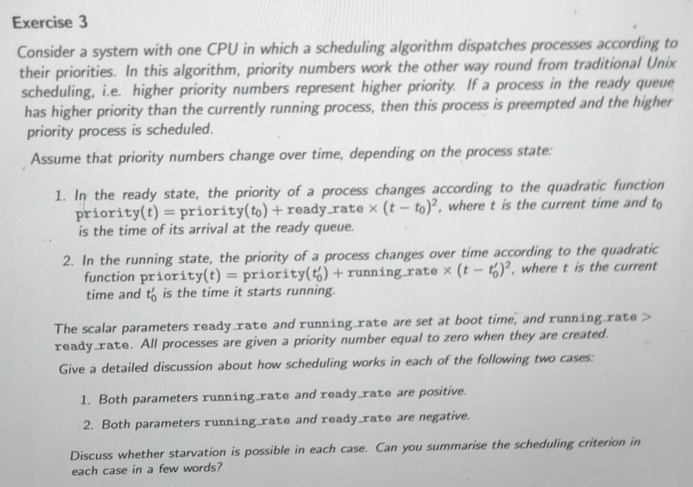 please answer this below , I really need help . Exercise 3