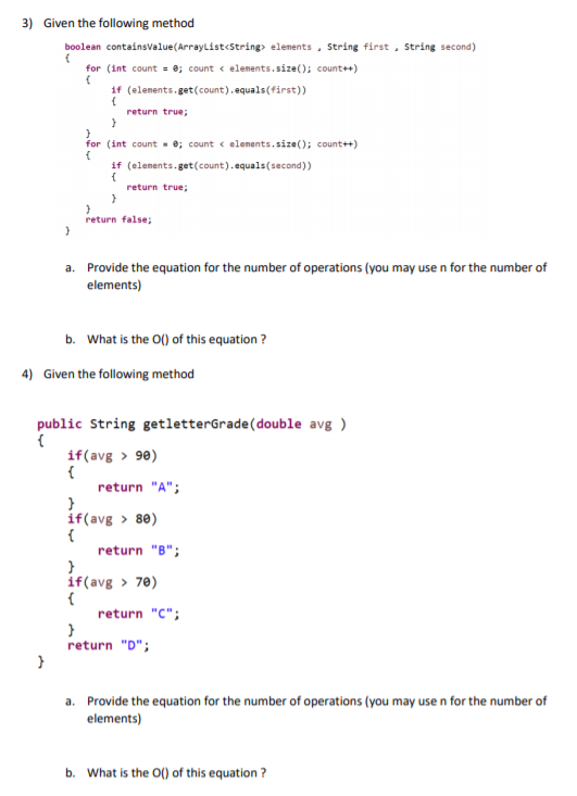 = 0; for (int i = 0; i elements) { for (int
