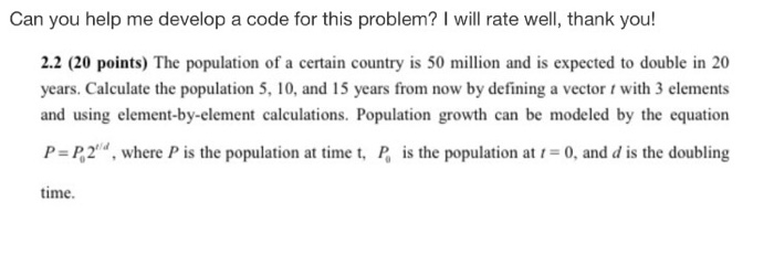  Can you help me develop a code for this problem? I