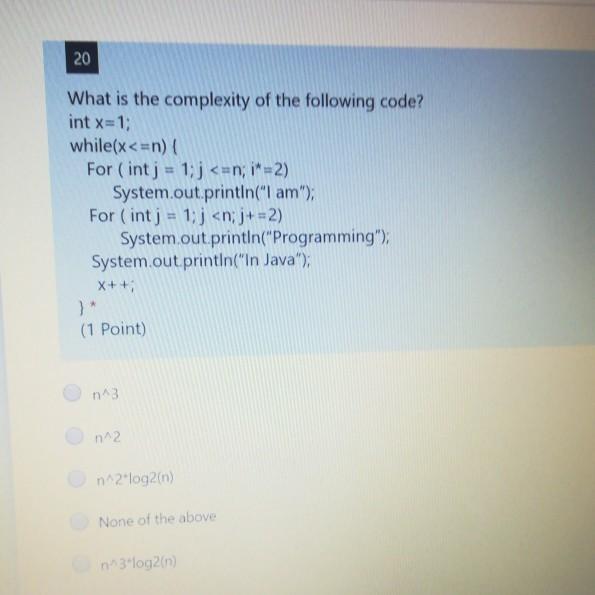 Data Structure by Java . help me quickly please .. 20