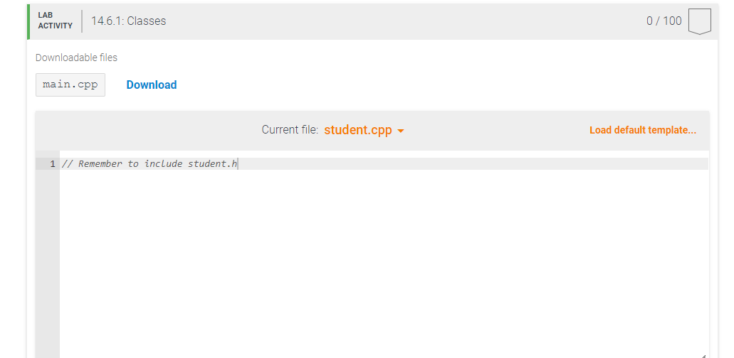 previous exercise). This method doesn't take any argument and returns nothing (void).