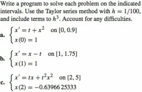 Please use MATLAB ONLY, not other programming language. Write a program to