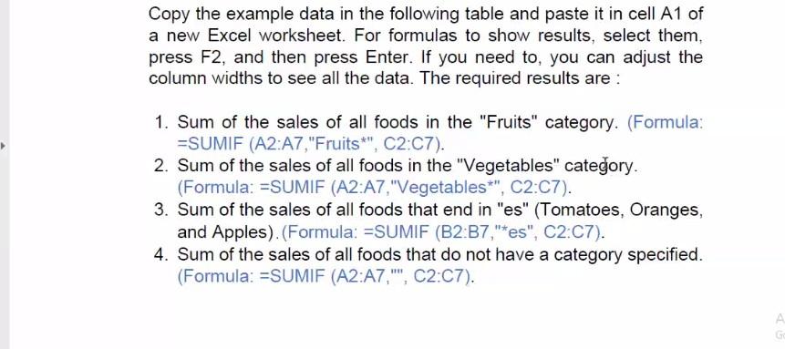table .3 and paste it in cell A1 of a new Excel