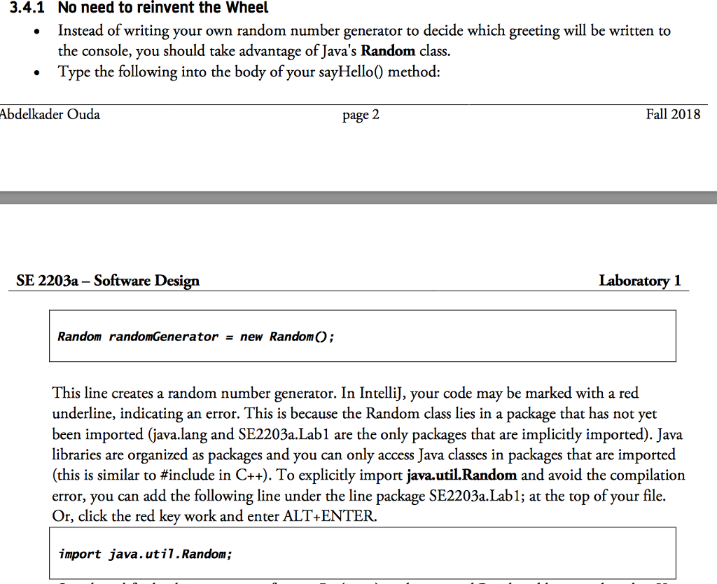a Java program to randomly choose, and then print to the console,