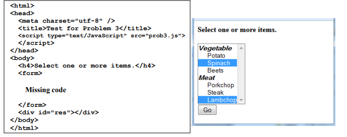 in a select element to be selected. Recall also that the valueless