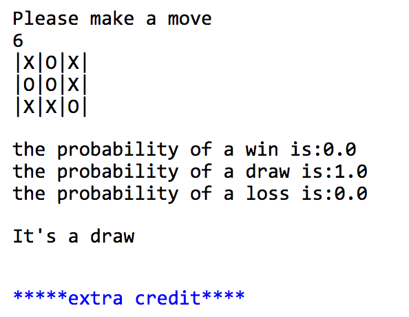 the computer can never lose to the player in a game of