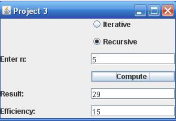 Th is programming project involves writing a program to calculate the terms