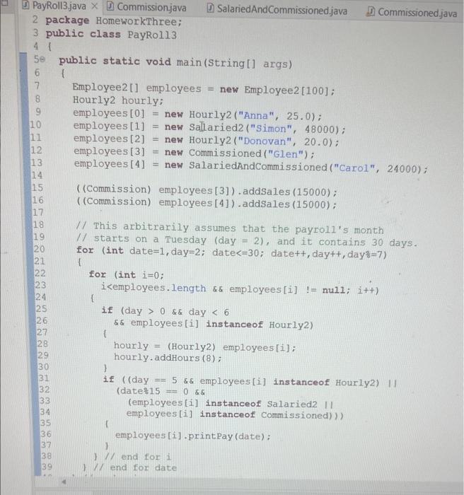  Improve upon the Payroll3 class found in Section 14.9 (page 643)
