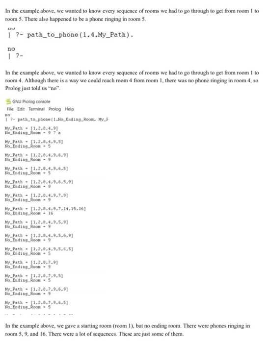 to get from one room of a one-story building, to any other