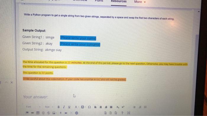  dnis Resources More Wibe a Python program to get a single