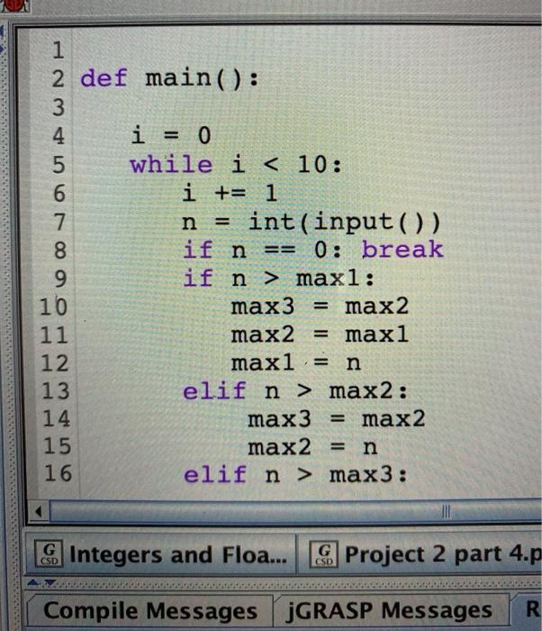  This is my program, however it is not printing out anything.