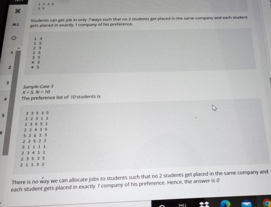 There are total N students who are appearing for interviews. Each student