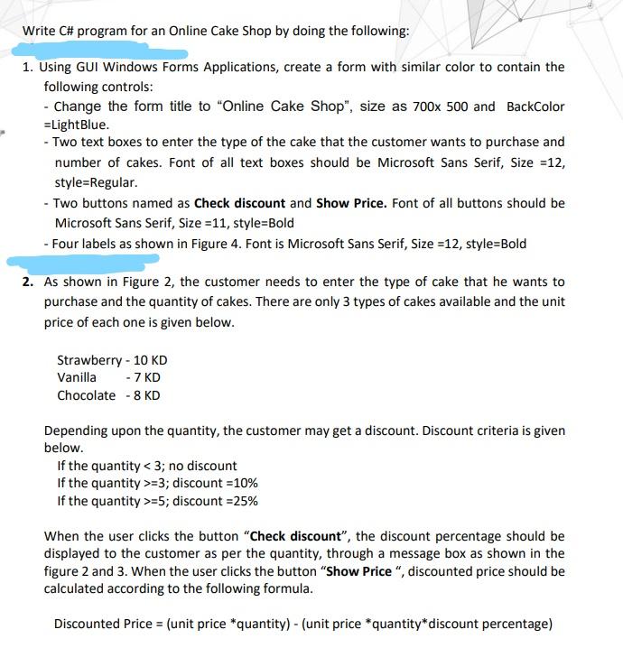  Hello please create this C# program. The output in the second