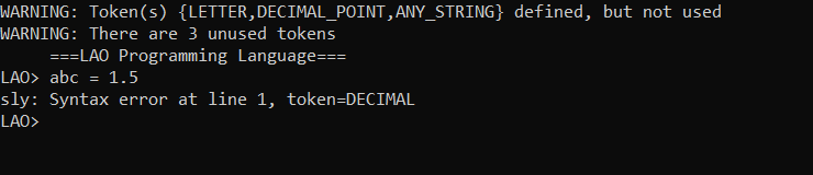 PYTHON SLY LIBRARY Im creating my own programming language using the python