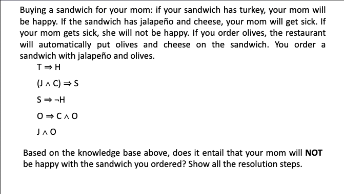  Please show numbered steps, with which Inference Rule was applied for