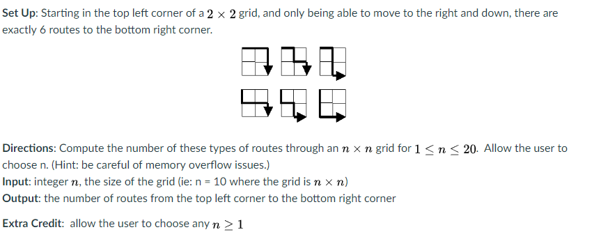 CODE IN C++ Set Up: Starting in the top left corner of
