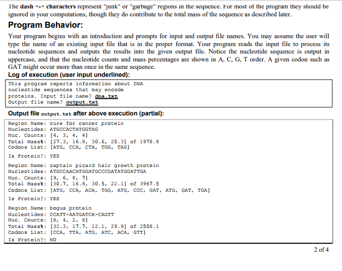 and ecoli.txt from the course web site. Save these files in the