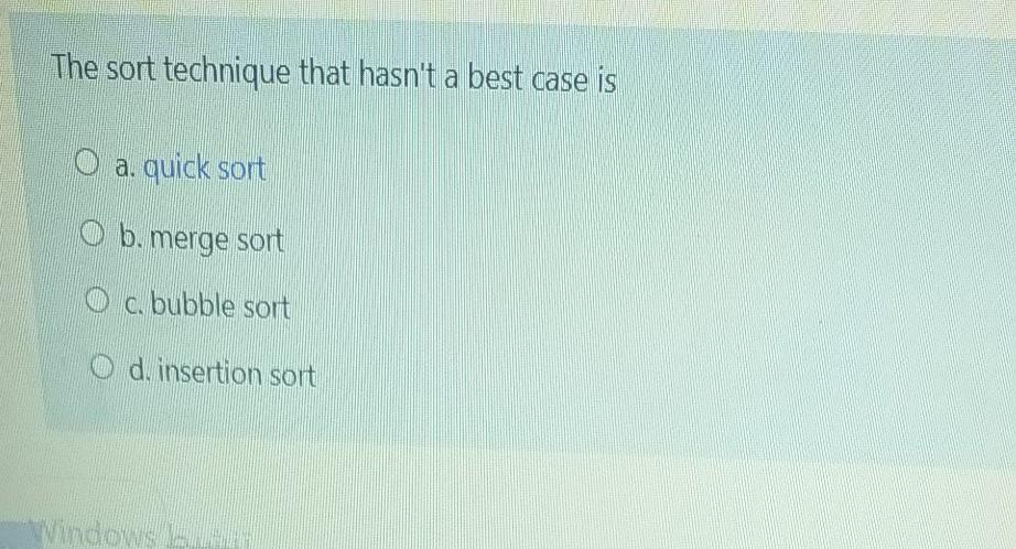 an item to the queue is O(1) Select one: a. True Ob.