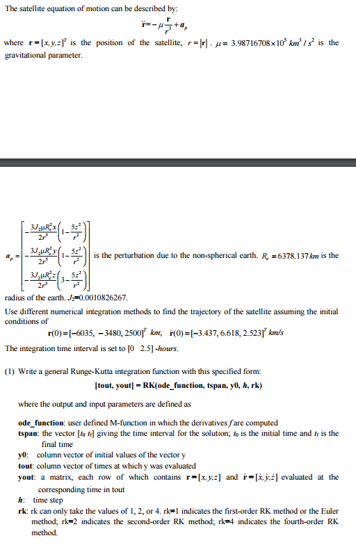 I just need help getting this problem started in MATLAB, specifically what