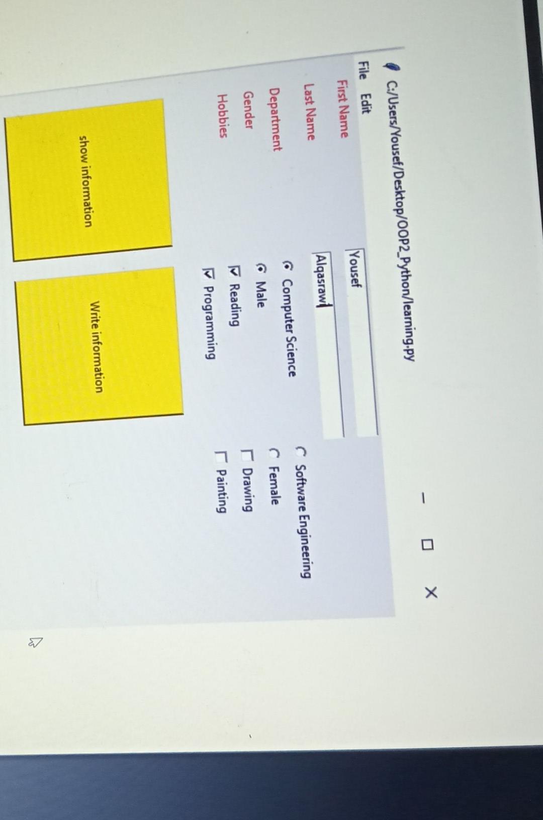 POINTS. In edugate, you must submit a single python file that contains