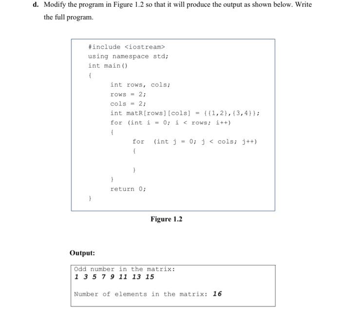 in Figure 1.1 consists of errors. State the line number and the