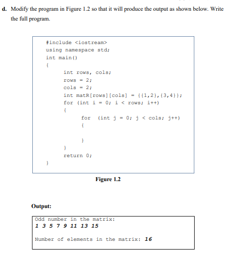 line number and the type of error that the program has. Line