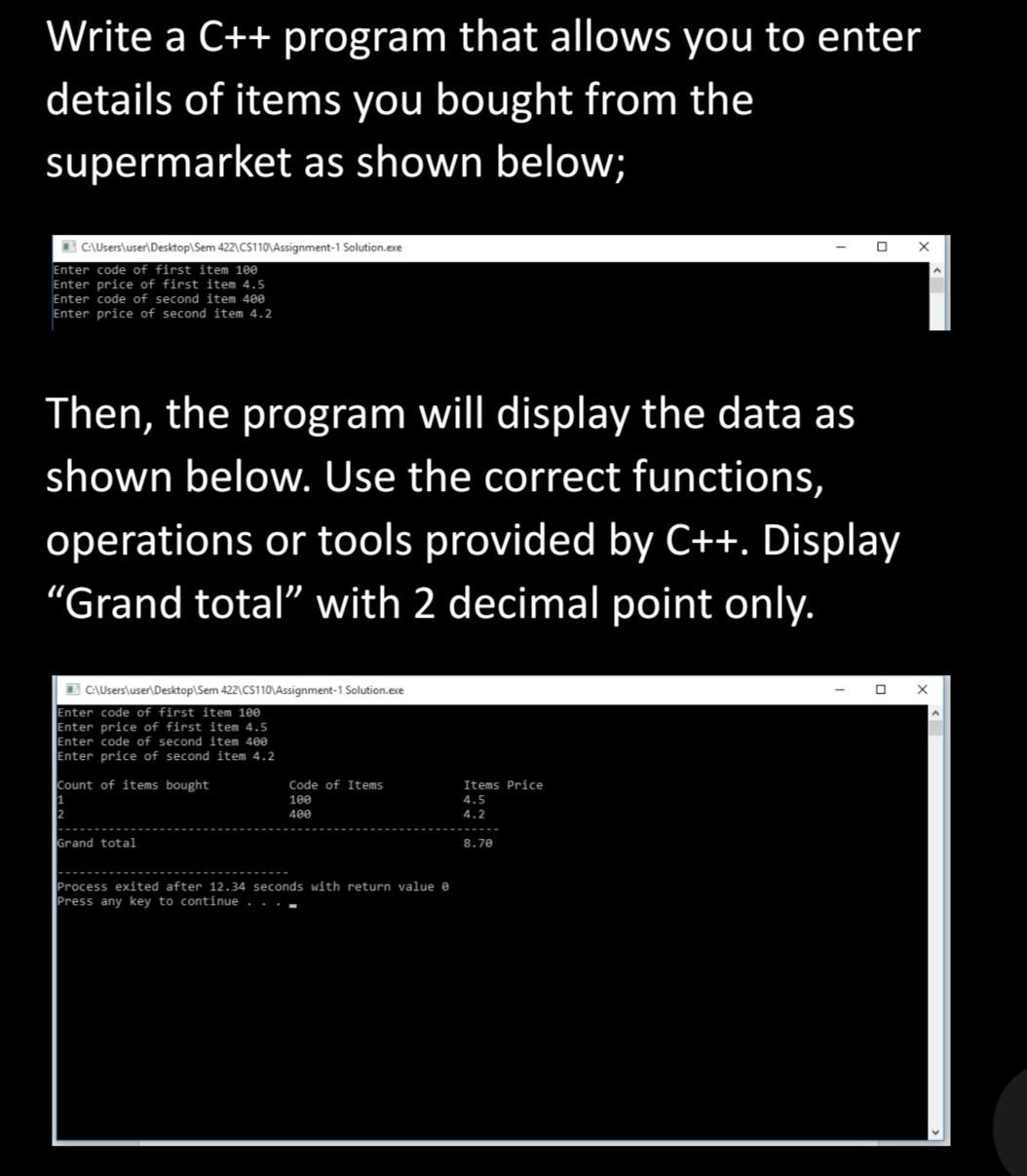  Write a C++ program that allows you to enter details of