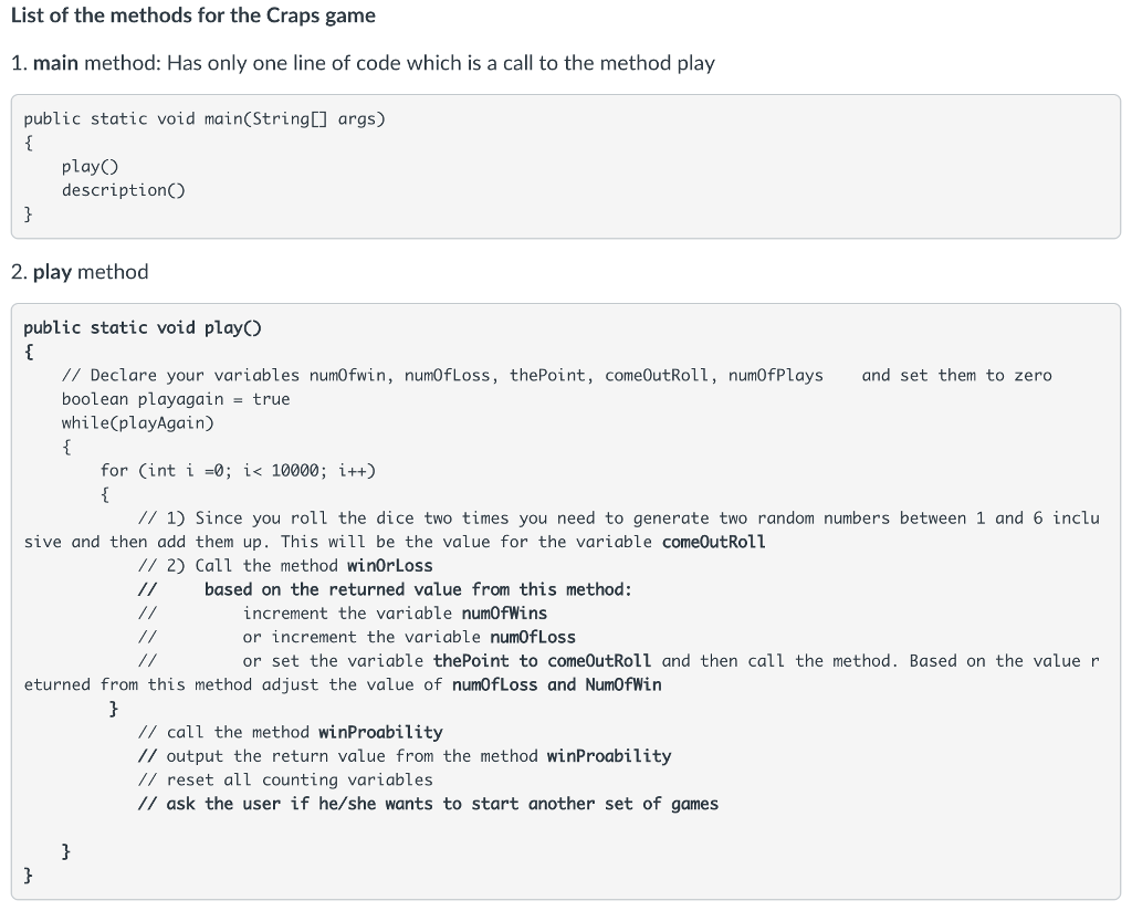 assignment completely and make sure that you understand the rules of the