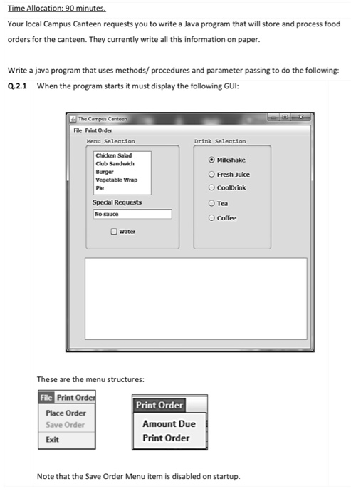  Read Carefully and doing in netbeans Java JFrame Your local Campus