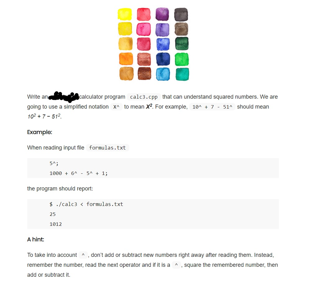 In C++ Write an going to use a simplified notation X to