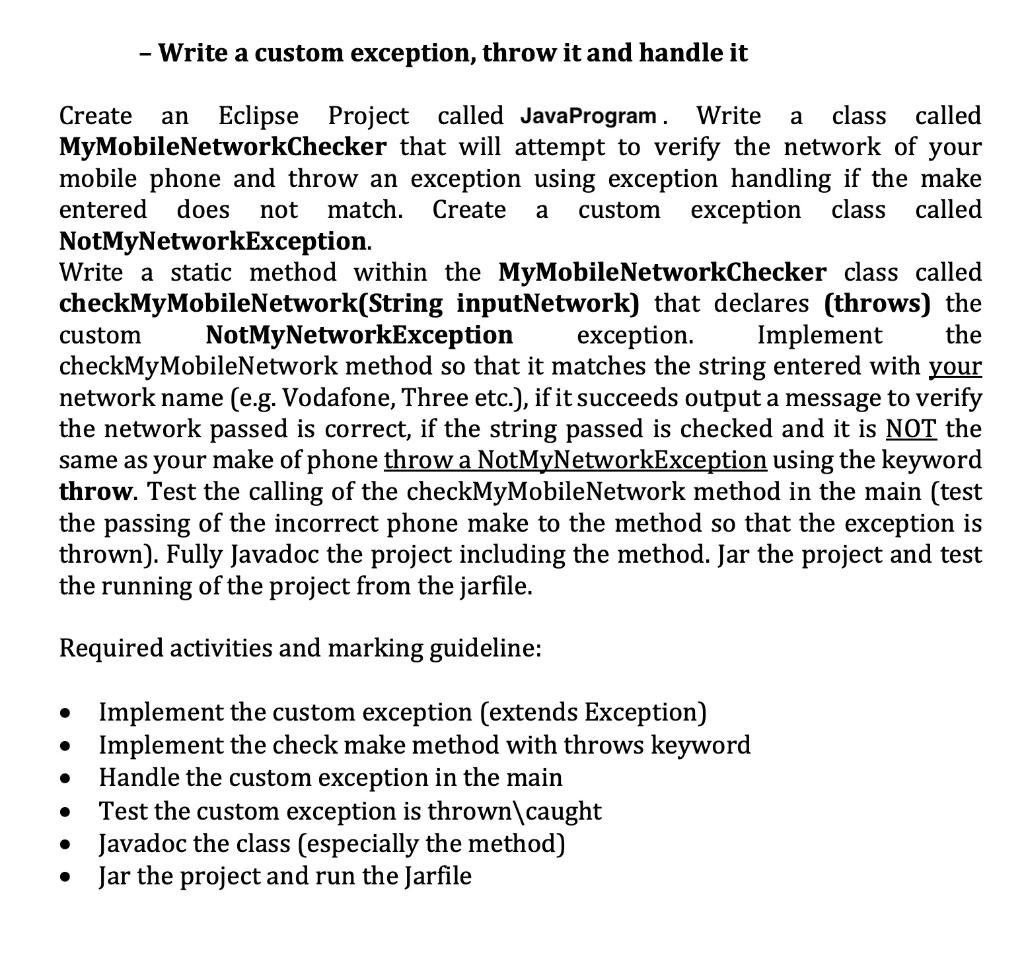 can you please help me to solve this java program - Write