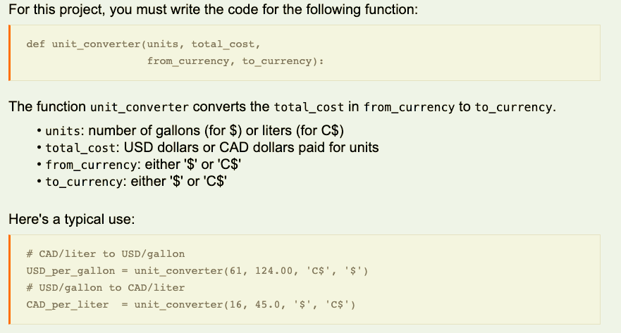 please write code in python For this project, you must write the