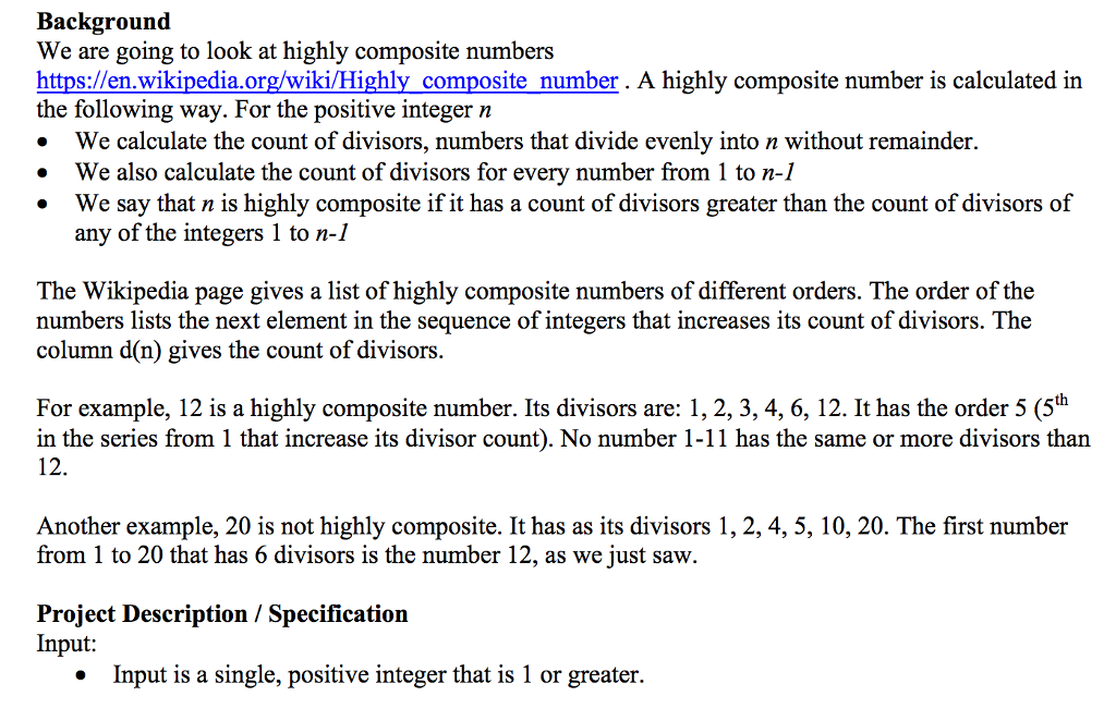 Using C++ Please Thanks Background We are going to look at highly