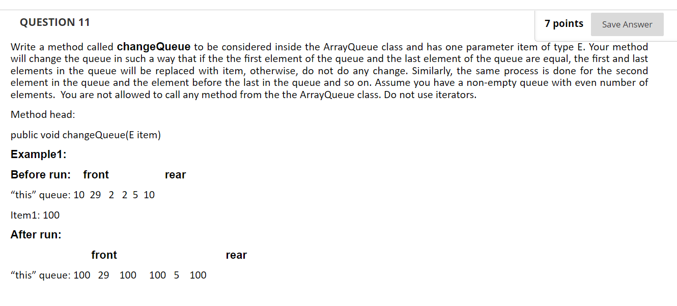 ITCS214 Please I need answer as soon as possible. Java language. QUESTION