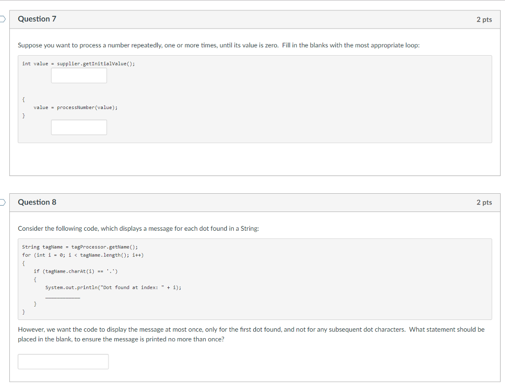 it is not null. We want to test whether the name object