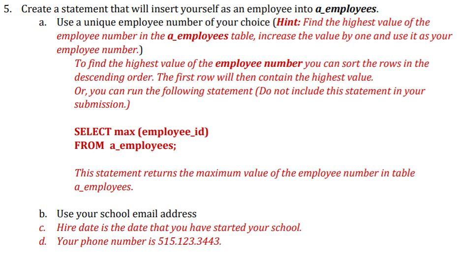 AUTOCOMMIT ON; under the comment header and execute it. Consider the following