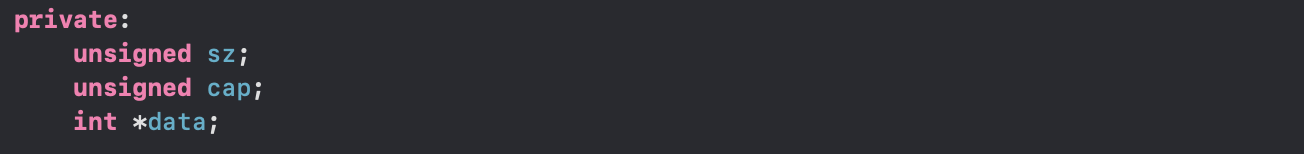 in C++ plz using the private header function Can you rewrite the