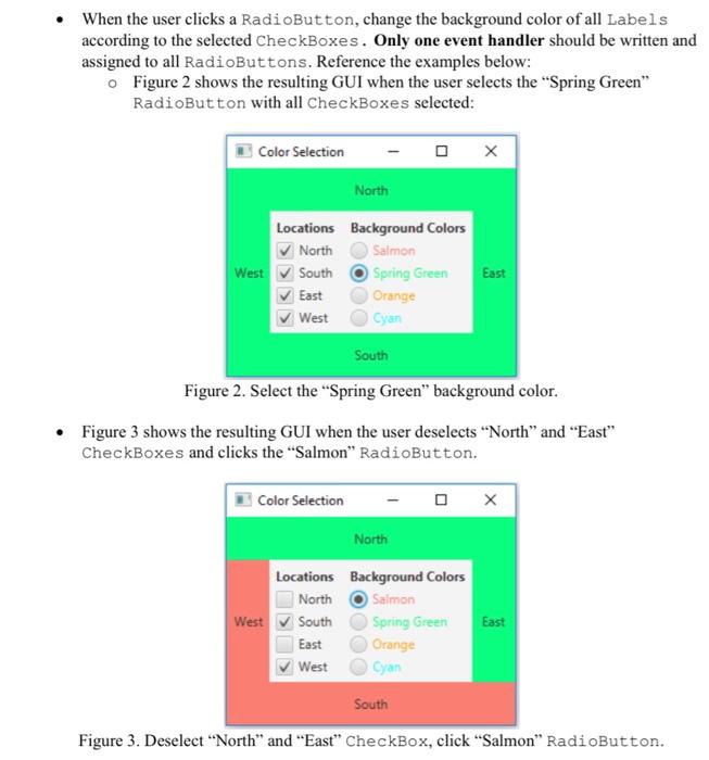 to import and implement JavaFX and use that. (20 pts) Design and