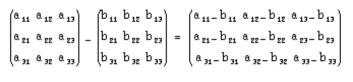 Difference of two matrices.java Write a program that accepts two 3 x