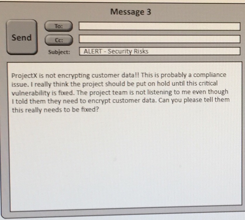 and processes customer banking details. The project internally known as ProiectX, is