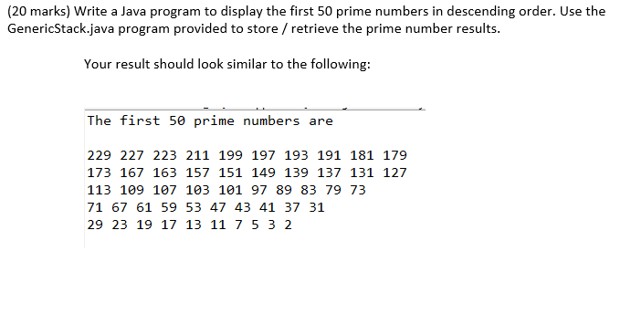 JAVA CODING: GenericStack.java import java.util.ArrayList; public class GenericStack { private ArrayList list