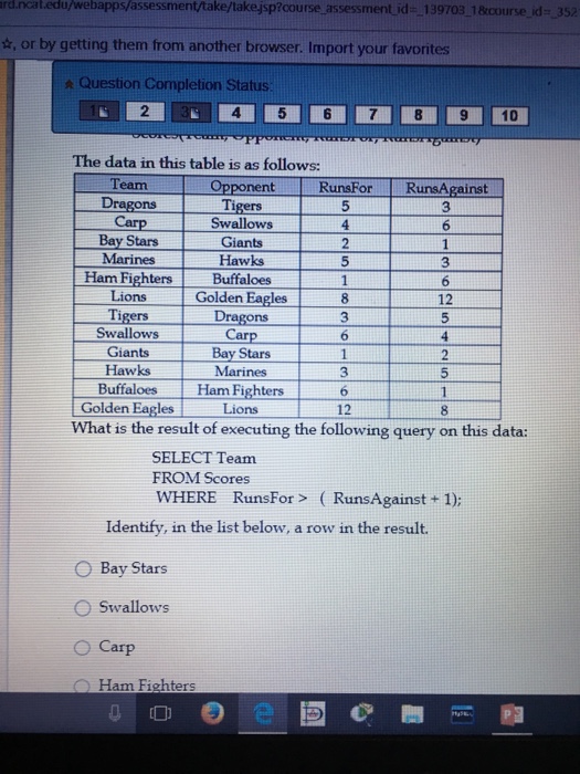 opponent RunsFor Runs Against Dragons Ti 5 Swallows Bay Stars L Giants